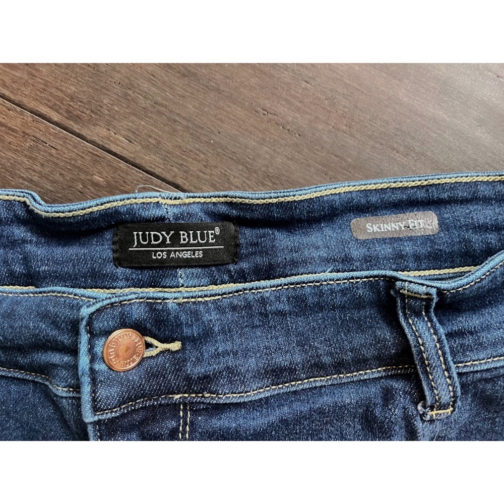 Judy Blue Womens Road Tripping High Rise Front Seam Skinny Jeans‎ JB82494DK 24W - Picture 3 of 7